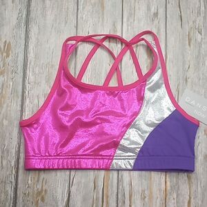 Girls Dance Gymnast Gymnastics Top Size L (10-12)